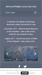 Mobile Screenshot of galleryofbirds.co.uk